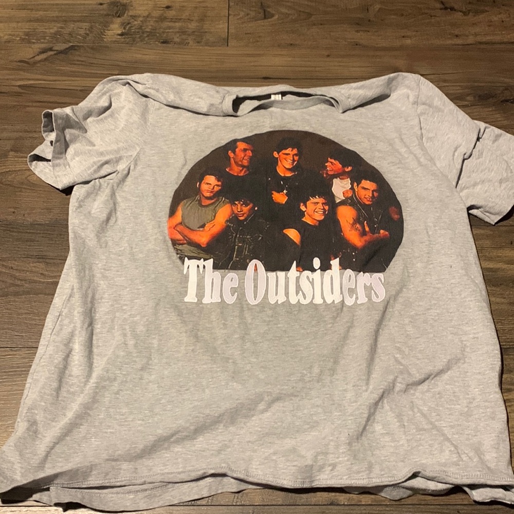 The outsiders grey tee